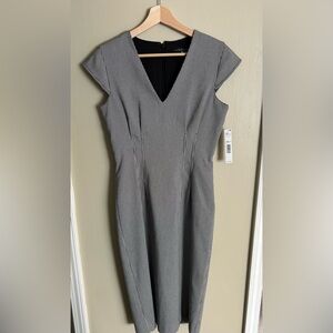 NWT ANTONIO MELANI houndstooth sheath dress
